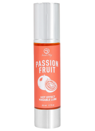 2 en 1 Lubrifiant et huile de massage fruit de la passion chauffant